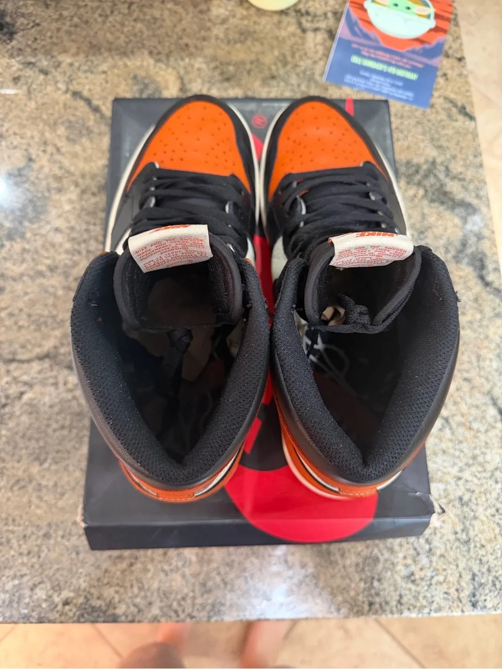 (2015) Air Jordan 1 Retro High OG 'Shattered Backboard' - Black/Orange/White